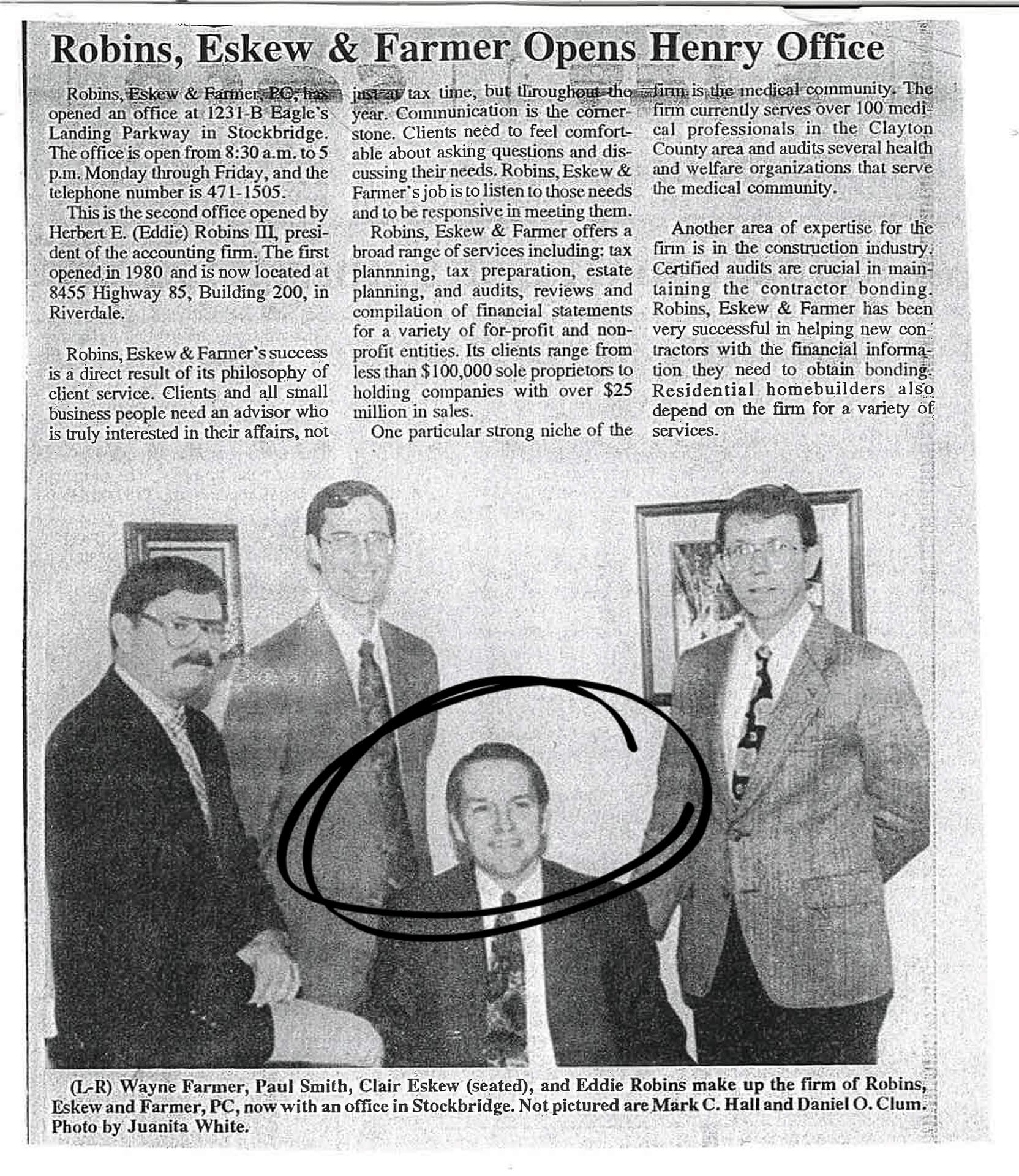 Henry County Office Opening Newspaper Article-small
